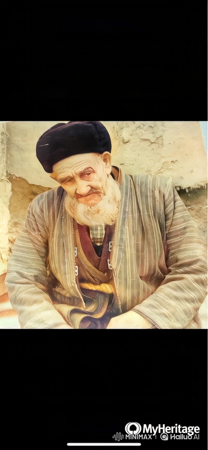 Elderly Man's Intimate Close-Up Portrait