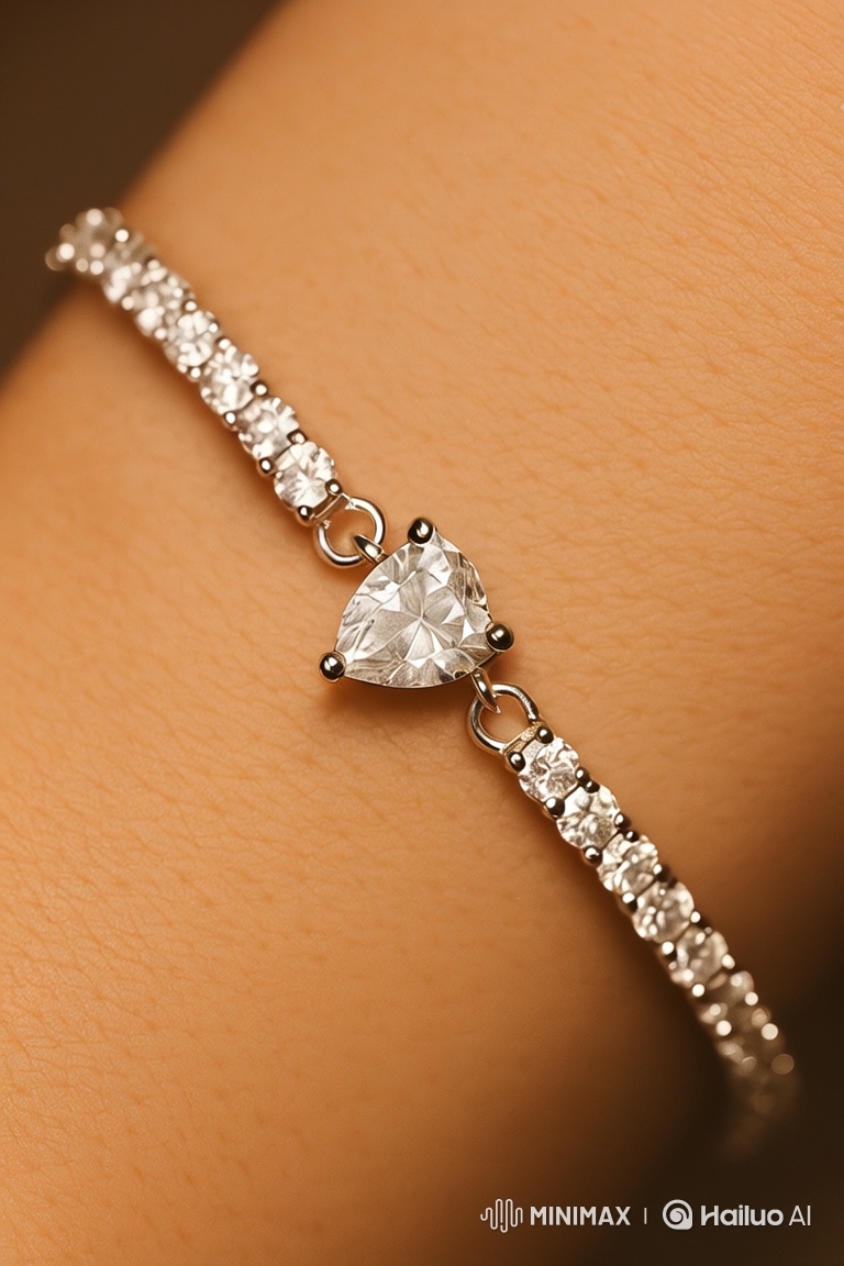Diamond Bracelet Showcase: 360-Degree Brilliance