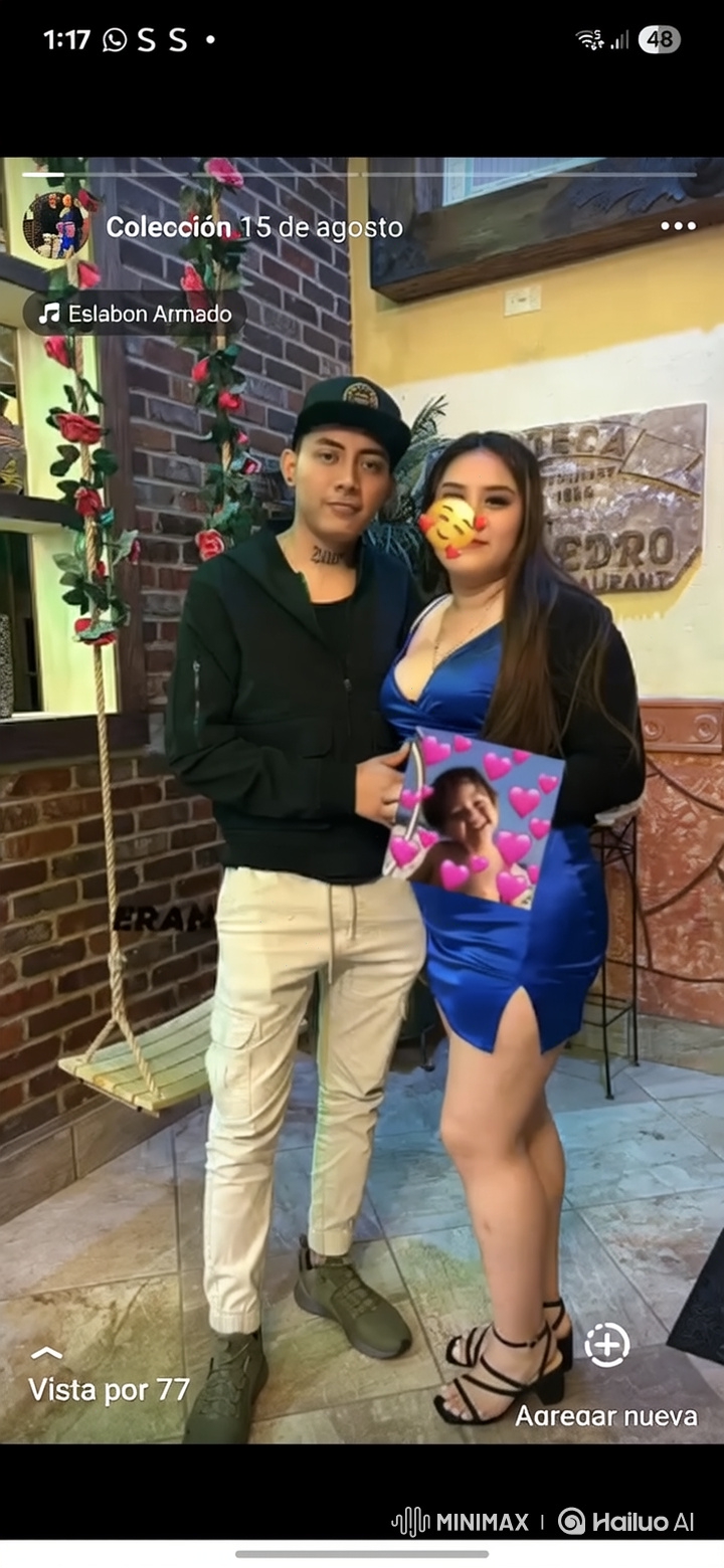 Family Portrait: Young Couple and Their Daughter in Restaurant Setting
