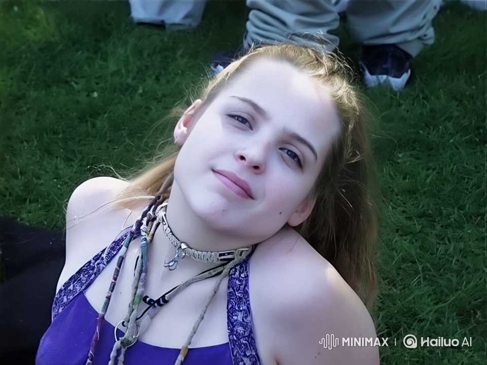 Animated Serene Portrait of a Young Woman in Live2D