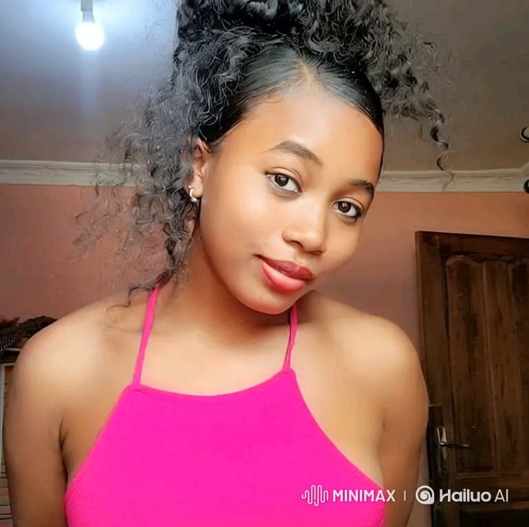 Young Woman's Serene and Intimate Portrait