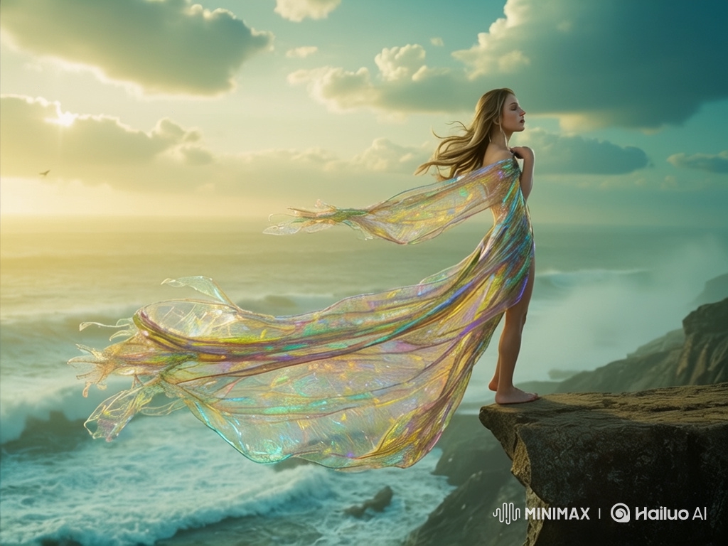 Cliffside Dancer Leaps into Aerial Ballet at Sunrise