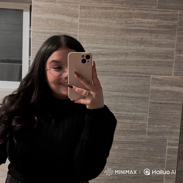 Young Woman's Mirror Selfie to Man's Portrait Video Transition