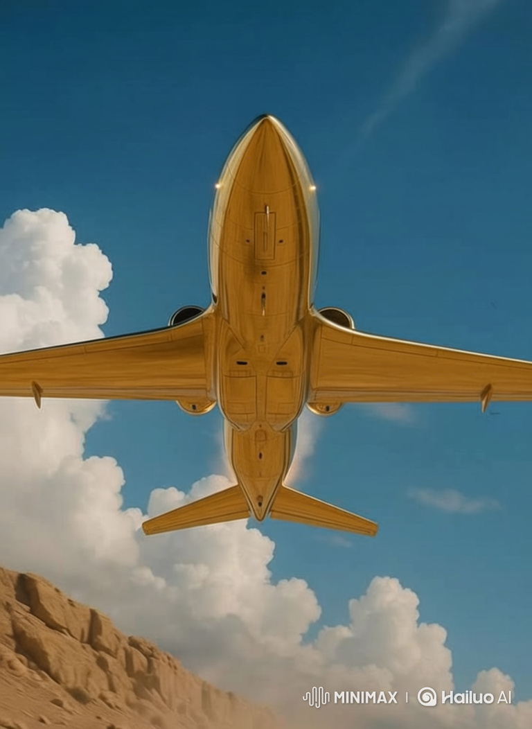 Jet Soars Over Desert: High-Speed Cinematic Flight