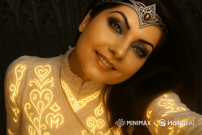 Mystical Woman Revealed in Ancient, Radiant Beauty