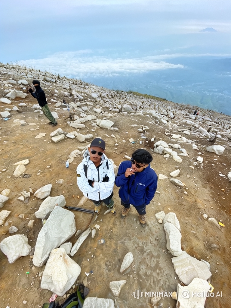 Panoramic Journey from Mountain Peak to Cosmic View