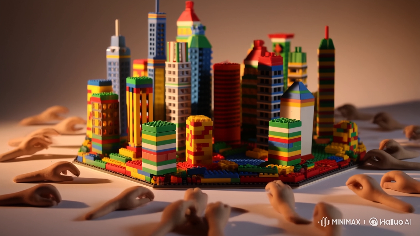 Tiny Clay Hands Craft LEGO City in Time-Lapse Claymation