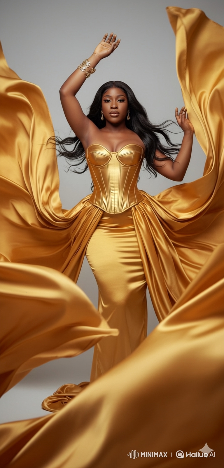 Golden Queen: A Cinematic Editorial Portrait