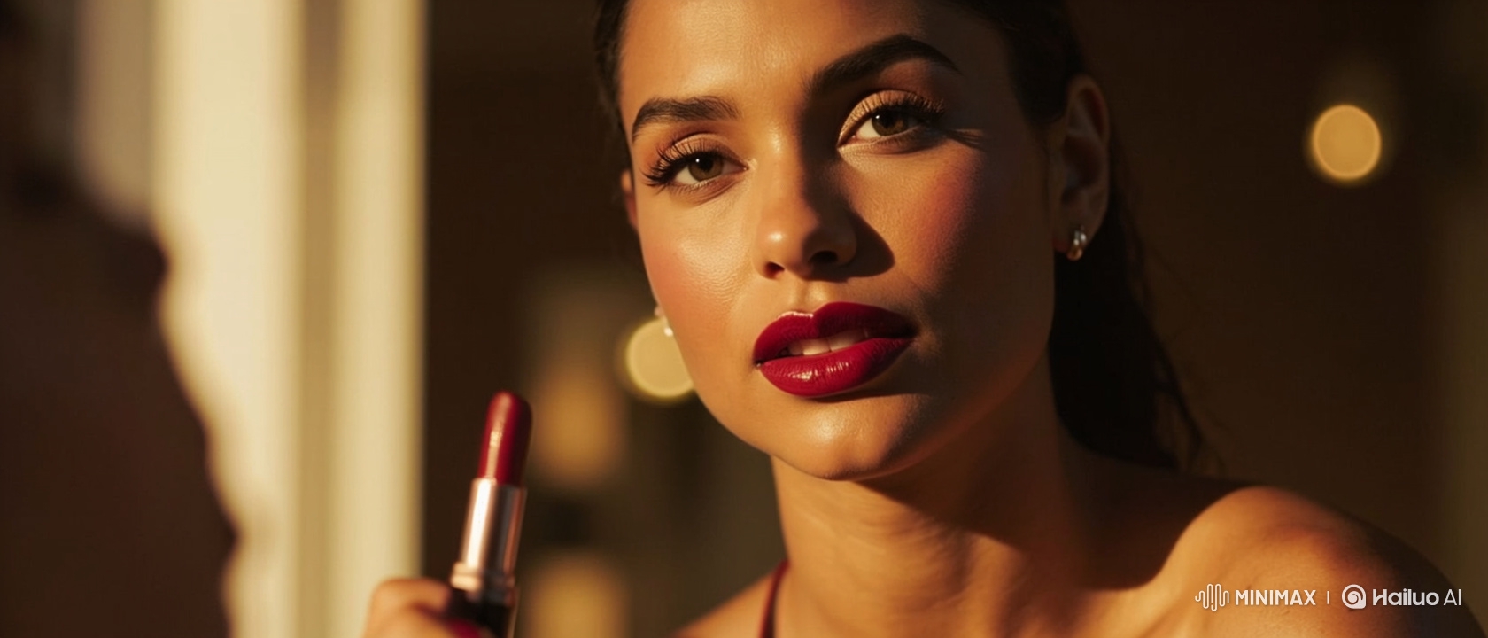 Glamorous Women Embrace Luxury Beauty Ritual
