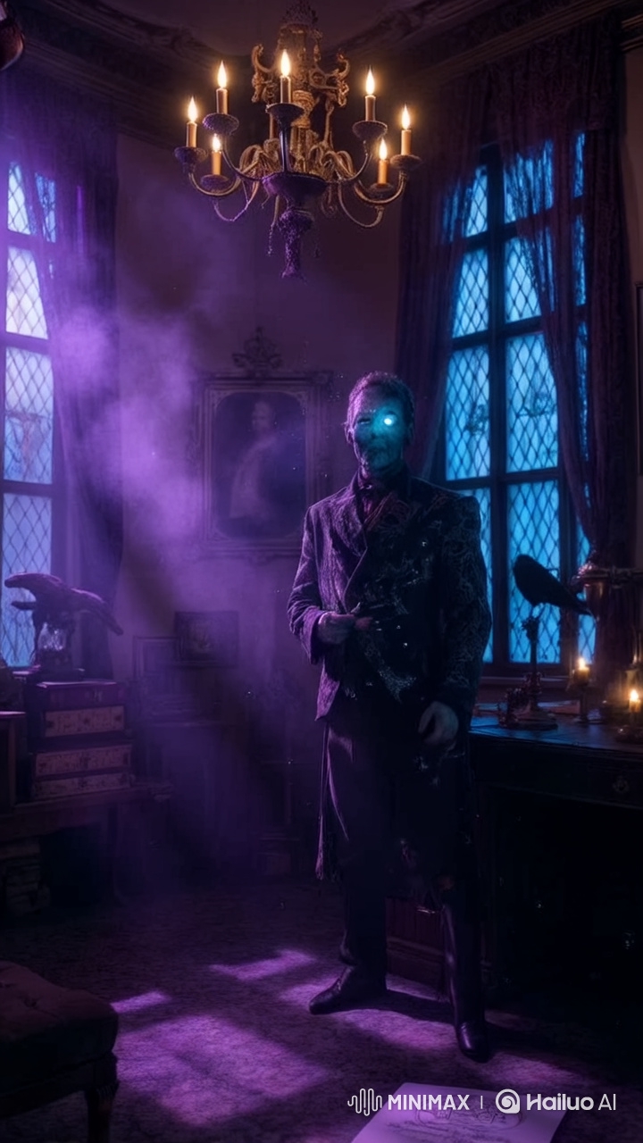 Victorian Study Haunting: Spectral Lord Ravenswood Emerges