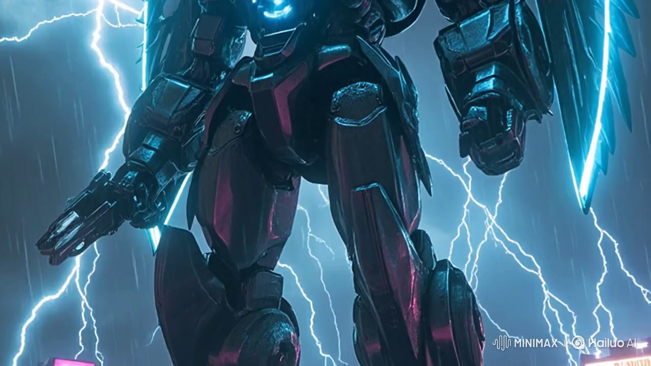 Lumina: Epic Mecha Awakening in a Cyberpunk Storm