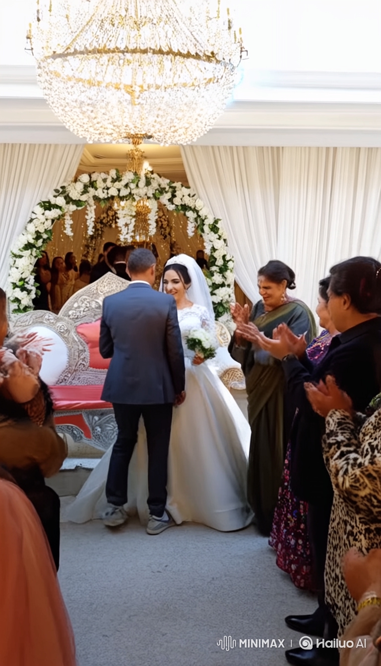 Wedding Dance: Bride and Groom's Joyful Celebration