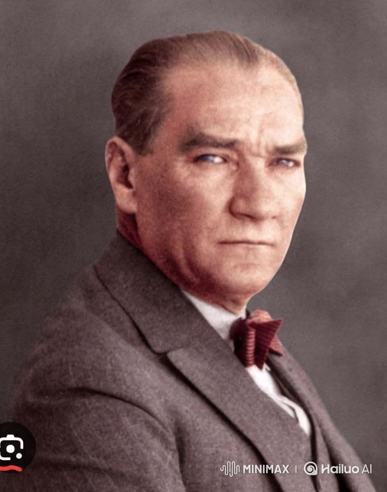 Atatürk's Portrait Comes Alive in Embrace with Woman