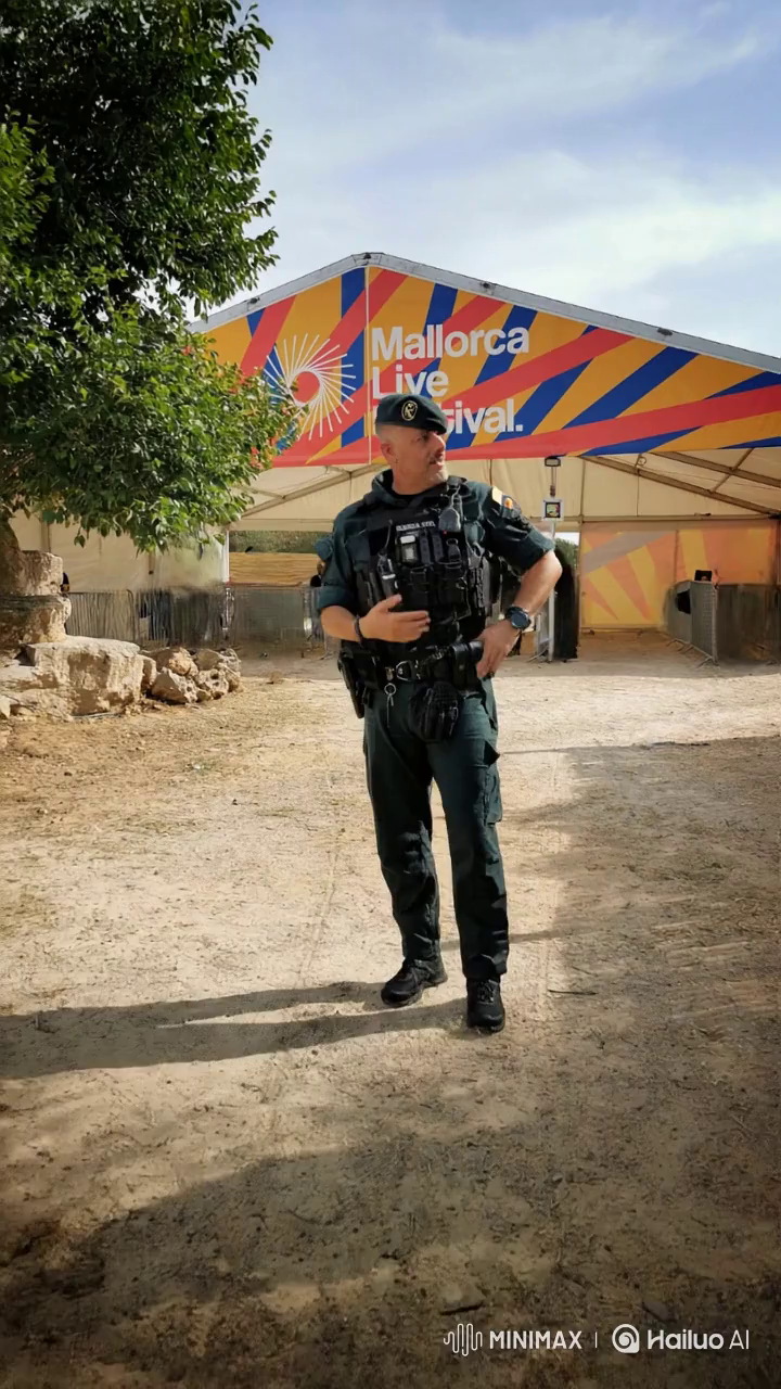 Guardia Civil Officer Prepares for OPC Vacancy at Festival