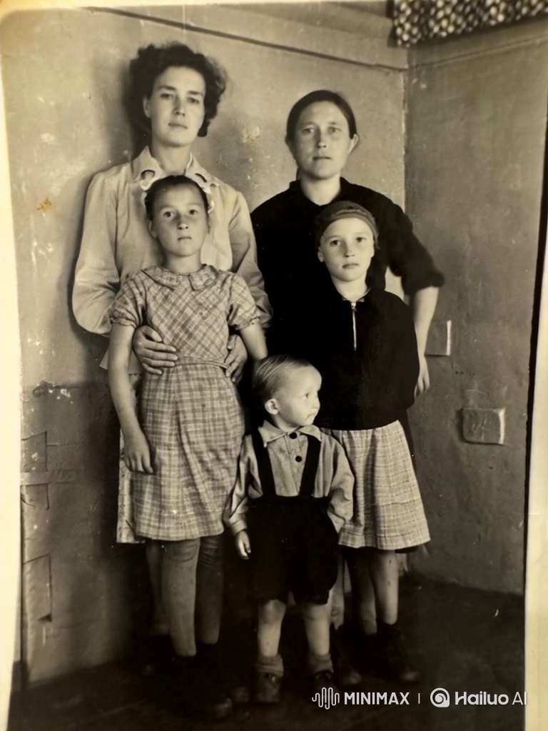 Family Portrait: Women and Children Share Moments of Tenderness