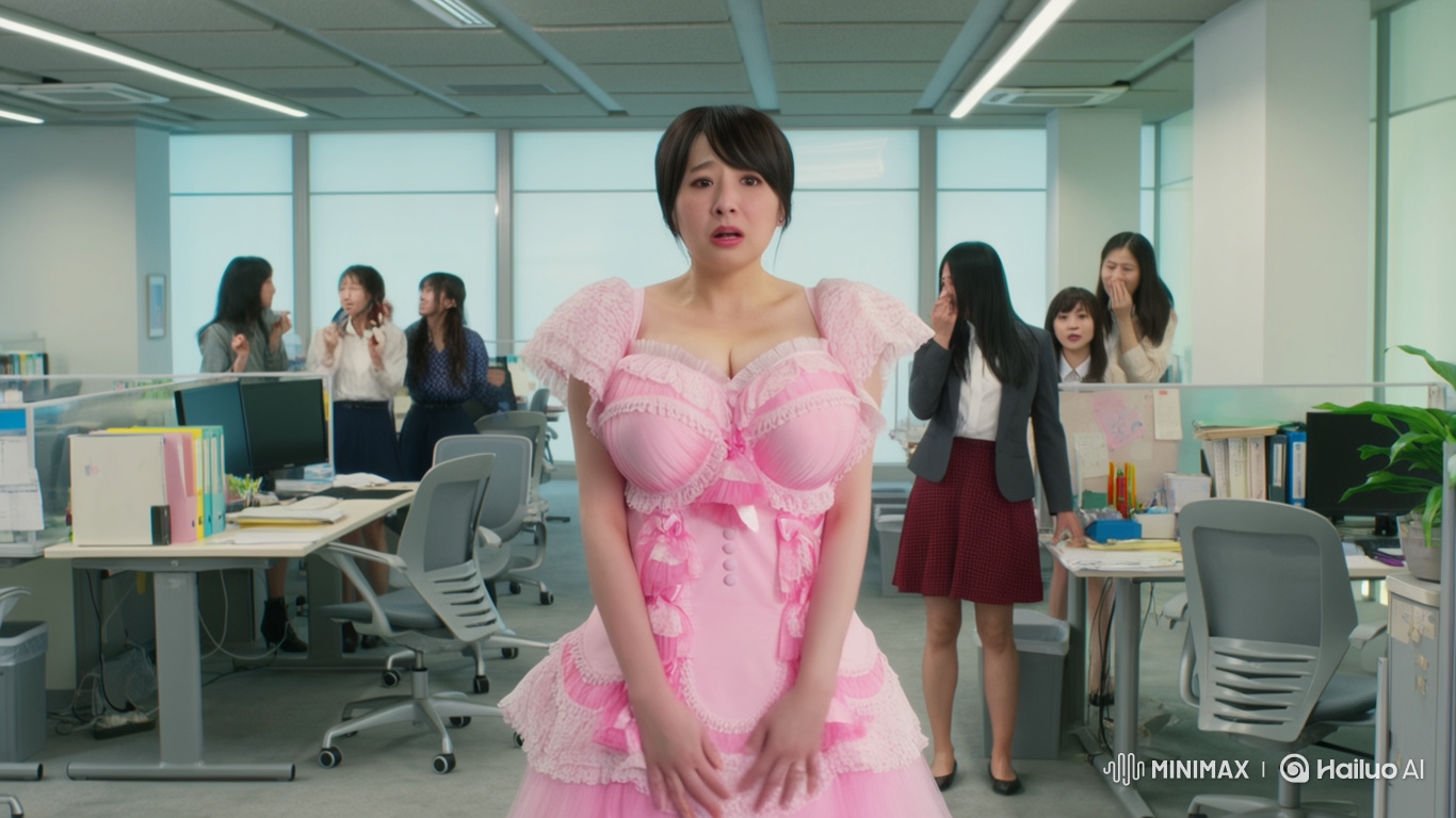 Man in Woman's Body Mocked at Office in Lolita Dress