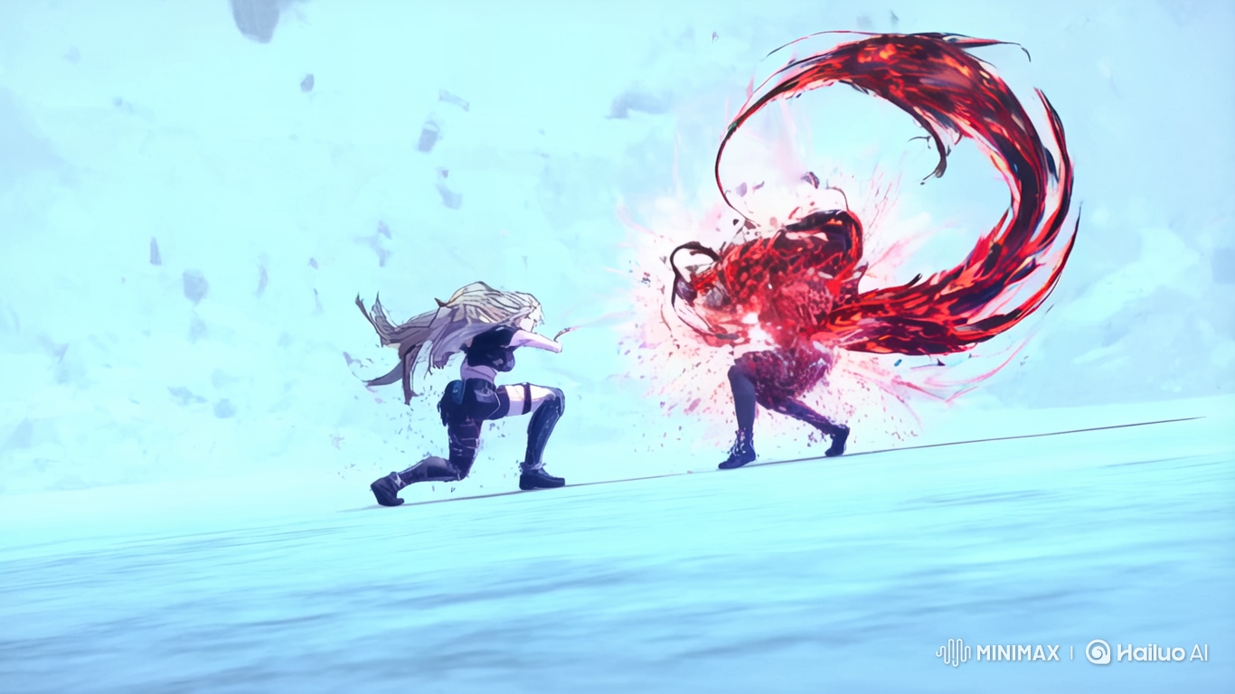 Anime: Jam's Dragon-Powered Assault on Cham in a Dark Battlefield