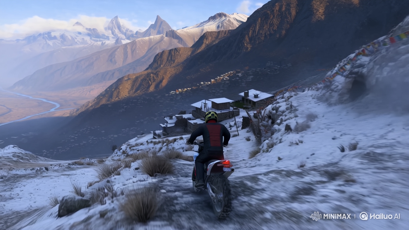 Thrilling Off-Road Ride in Nepal's Snowy Himalayas