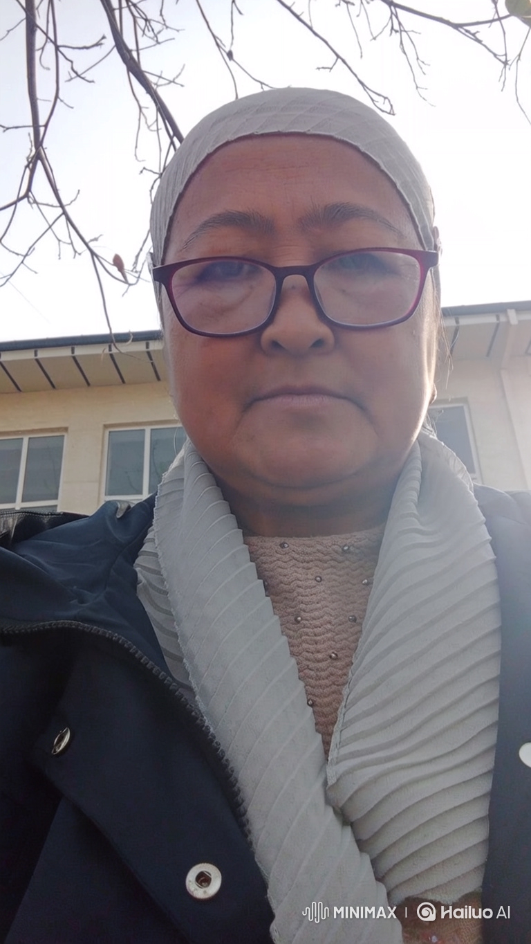 Close-up of Pensive Elderly Woman Transitioning to Grandchild's Portrait
