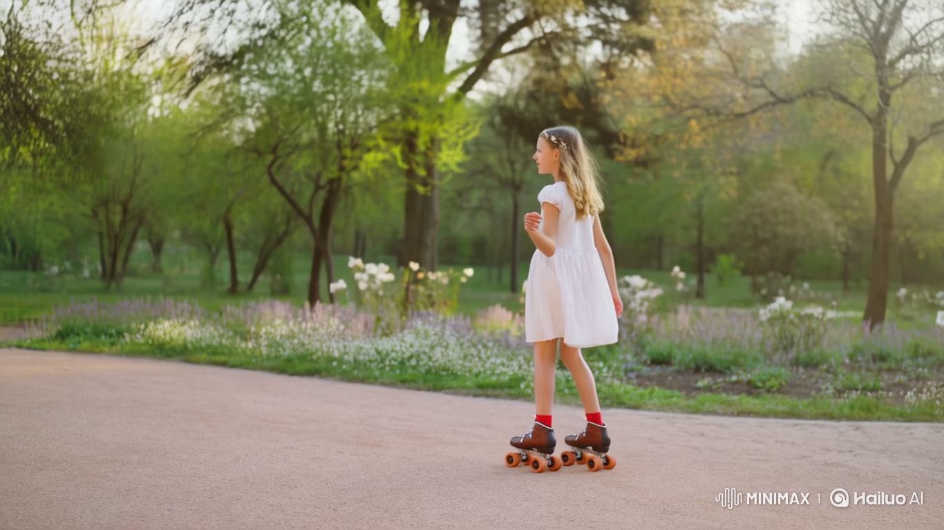 Romantic Roller Skate in Golden Park