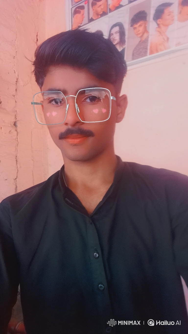 Young Man with Digital Glasses in Evolving Camera Shots