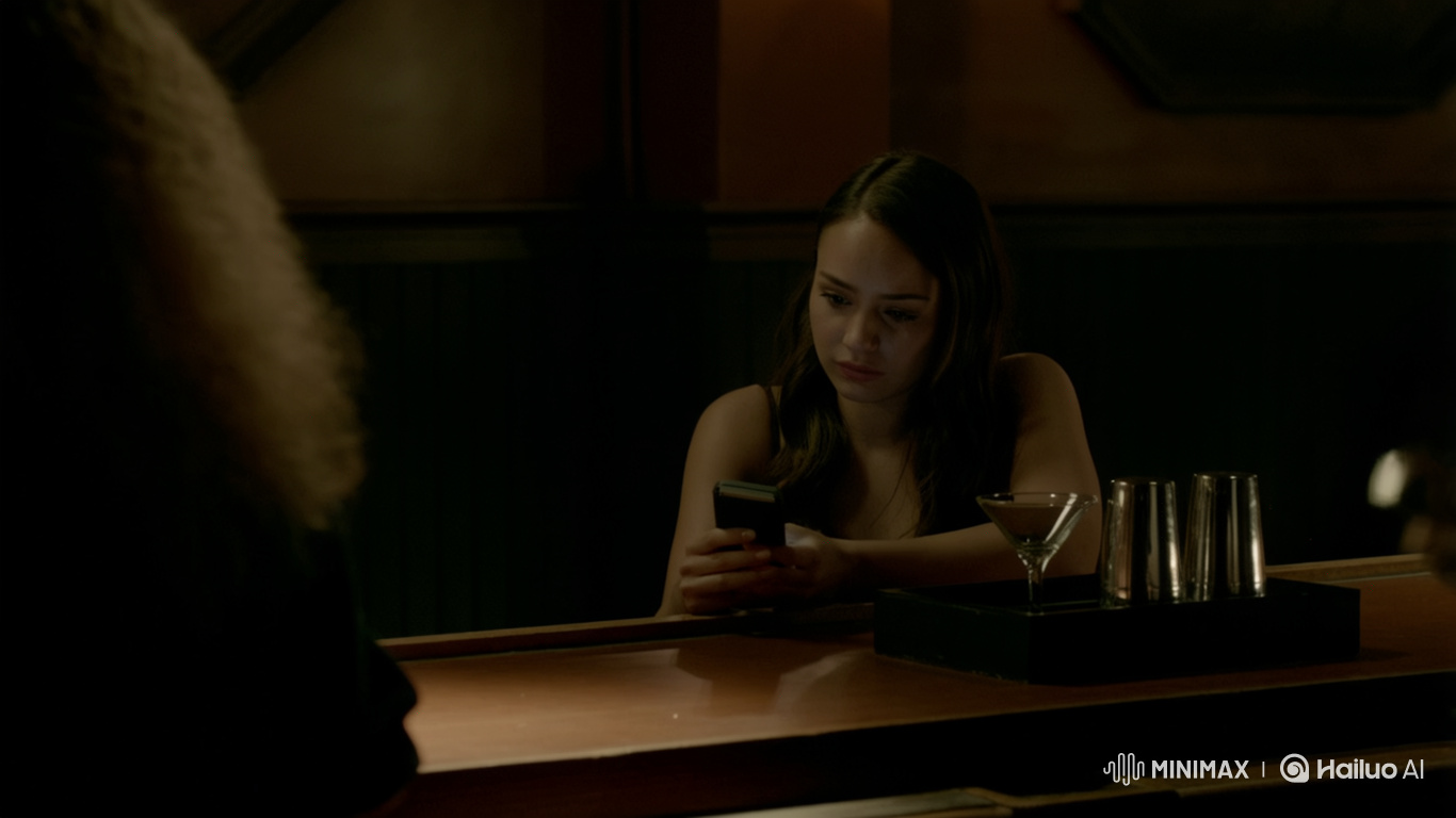 Lonely Woman Finds Comfort in Nocturnal Bar Scene