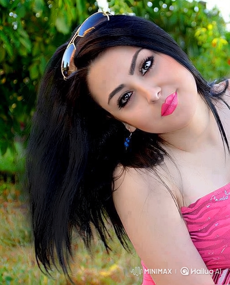 Woman with Bold Makeup Holds Steady Gaze