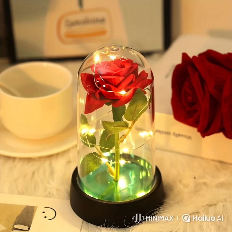 Enchanted Rose in Glass Dome: A Romantic Gift Idea