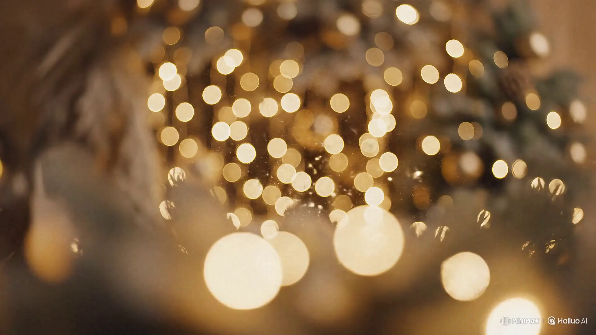 Holiday Bokeh Wall: Nordic-Inspired 8K Holiday Video Design