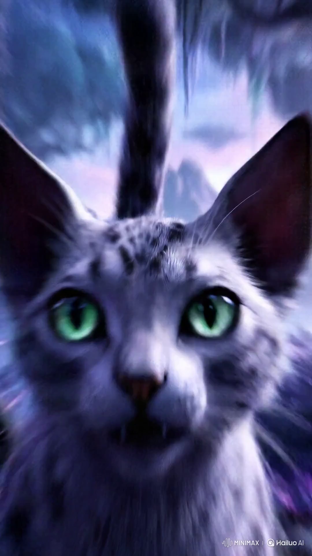 Extraterrestrial Cat Explores Avatar-like Jungle in Cinematic Short Video