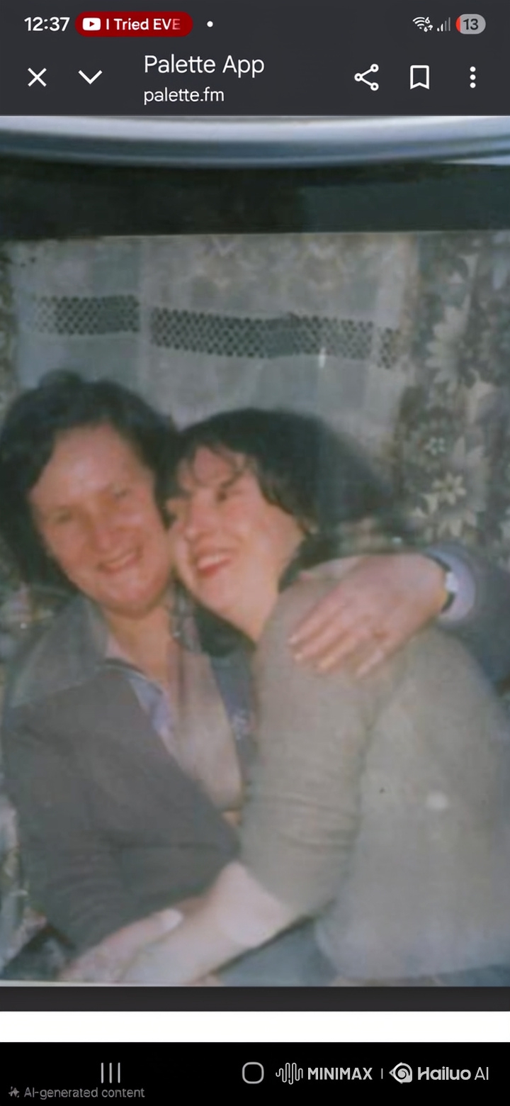 Mother and Daughter Share Affectionate Hug