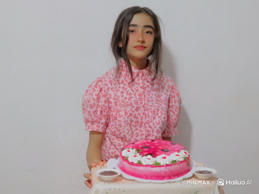 Young Woman's Intimate Birthday Candle-Lit Portrait