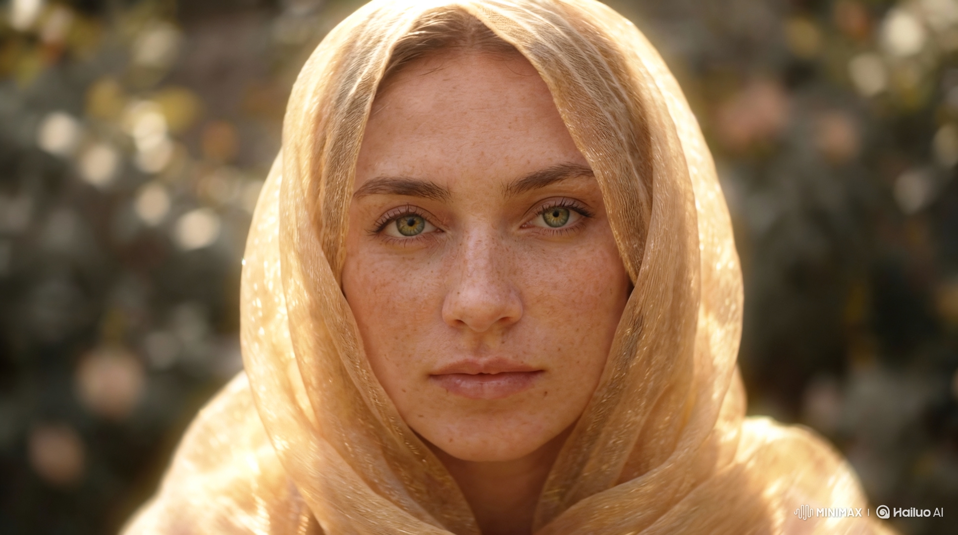 Tranquil Portrait of a Woman in Golden Hour Light