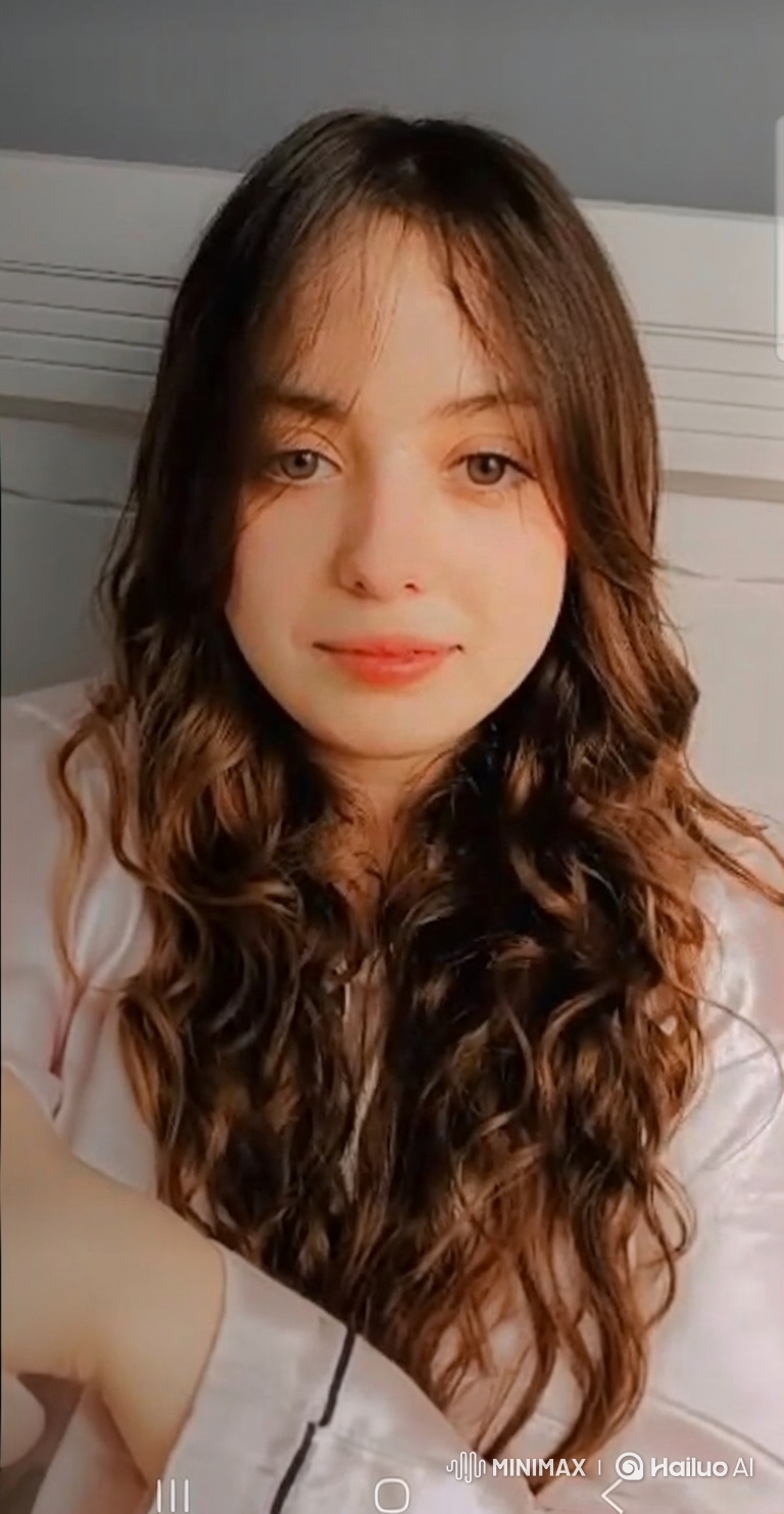 Intimate Portrait of a Young Woman Expressing Love