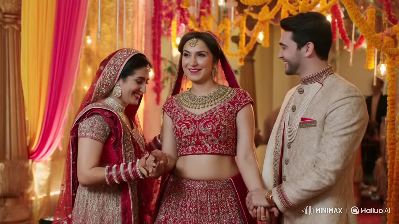 Indian Bridesmaid Teases Bride, Prevents Groom's Advance at Wedding