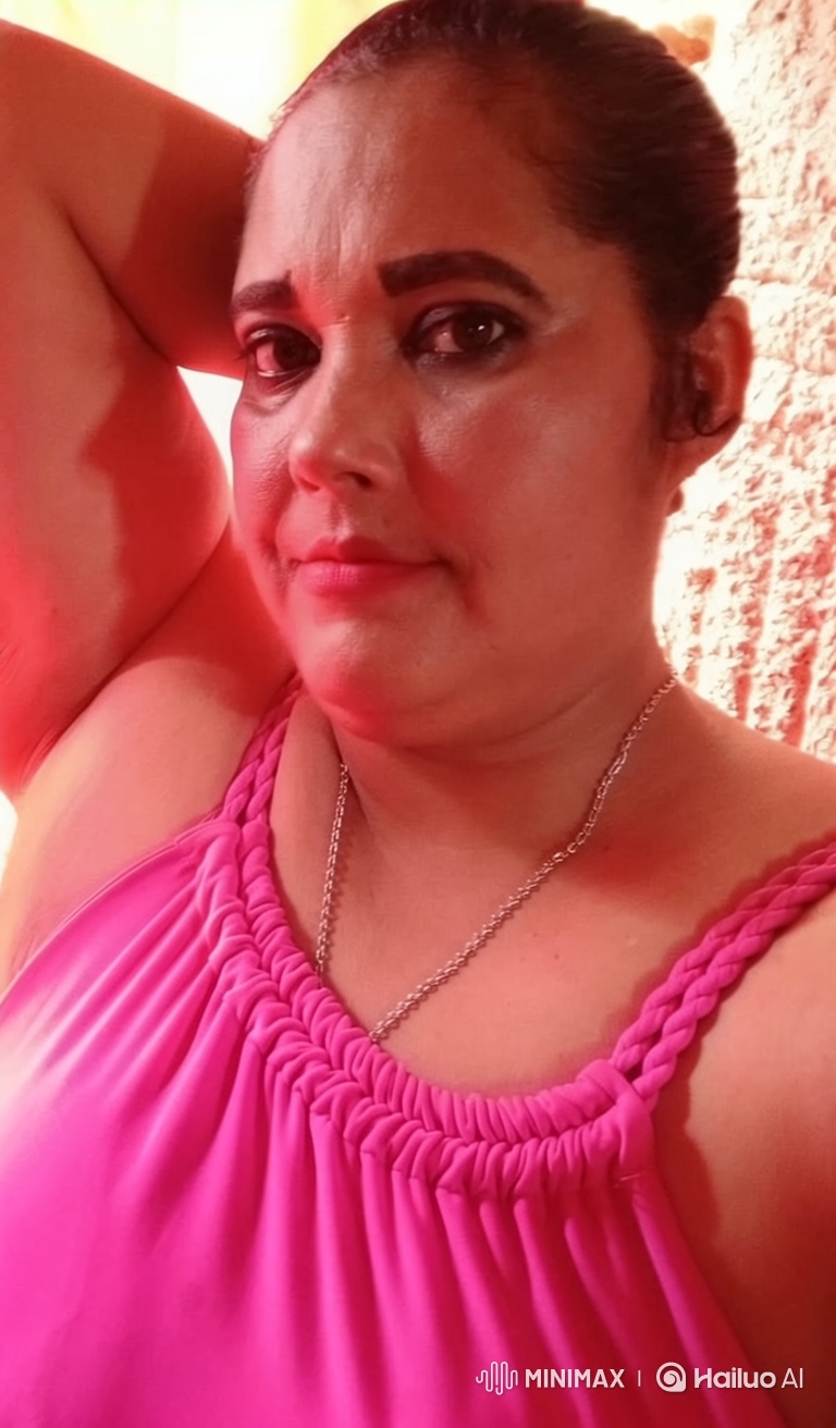 Intimate Portrait of a Woman in Pink Top