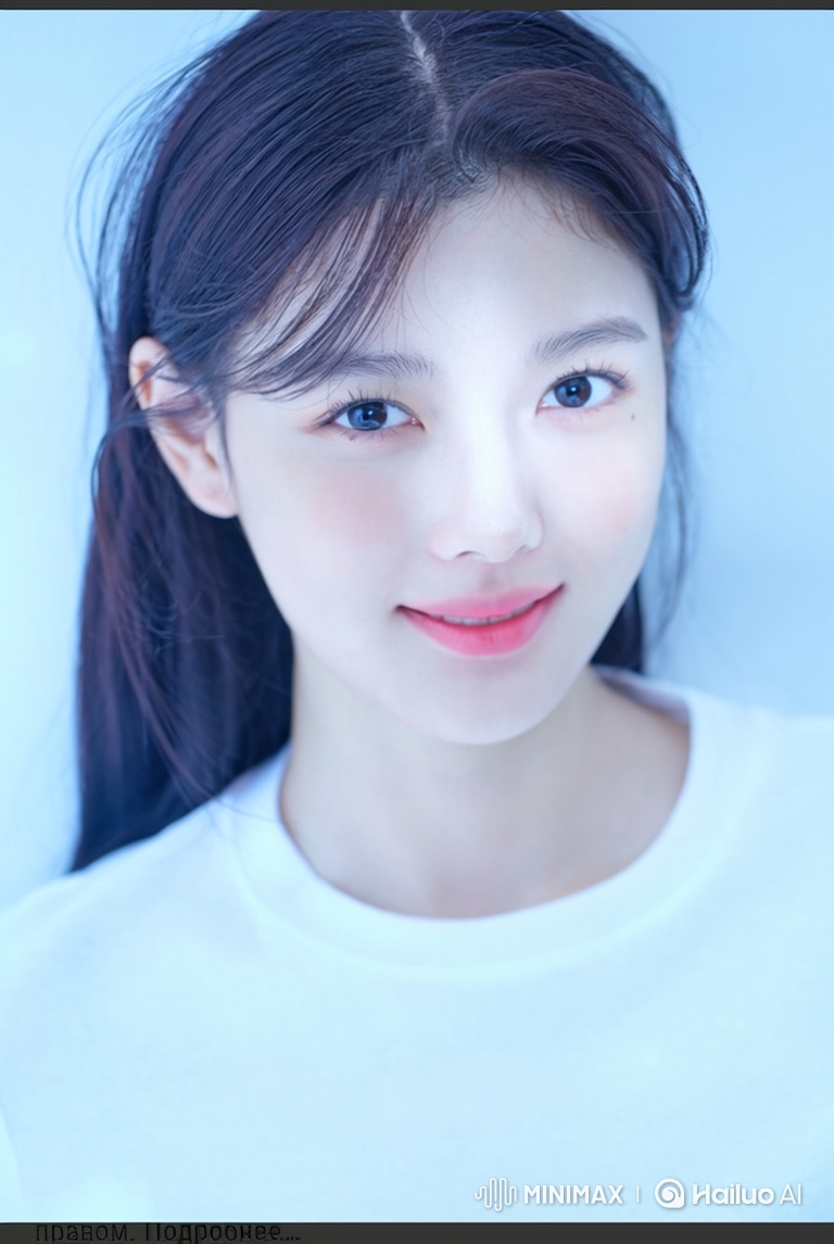 Serene Portrait of a Young East Asian Woman
