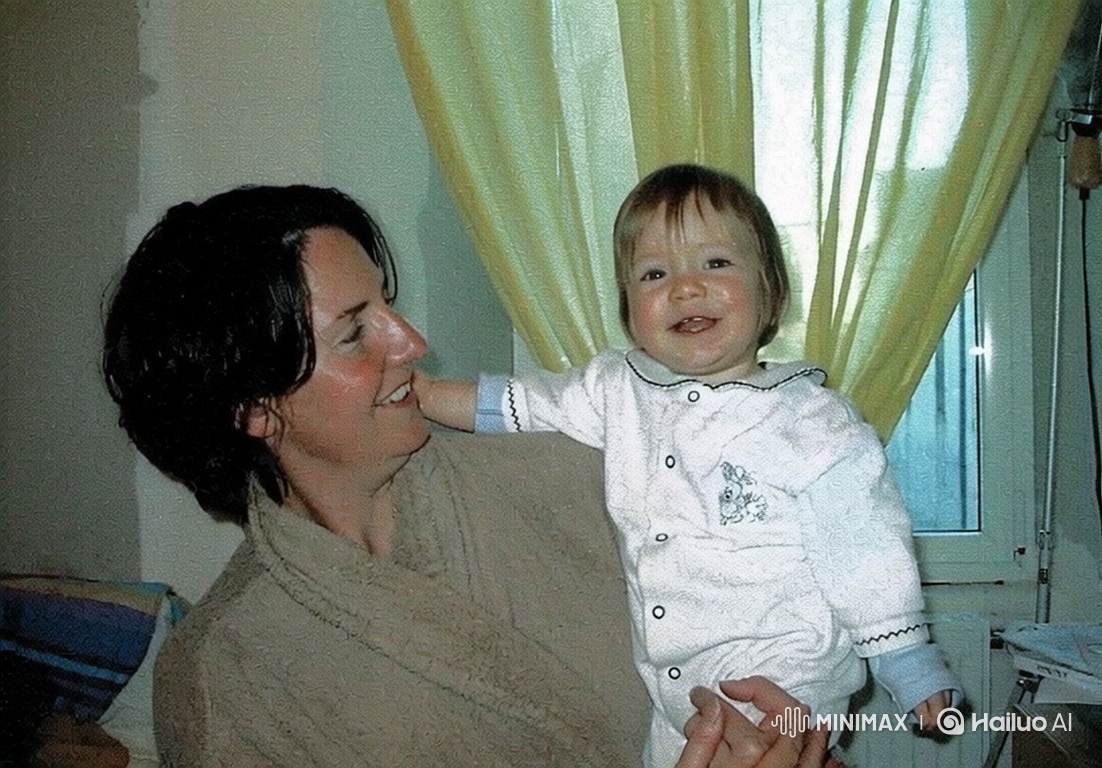 Mother and Baby Sharing a Tender Moment