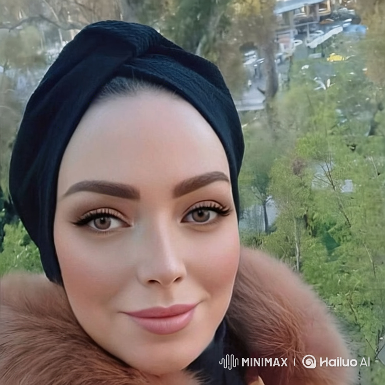 Portrait of Serenity: Woman with Hazel Eyes
