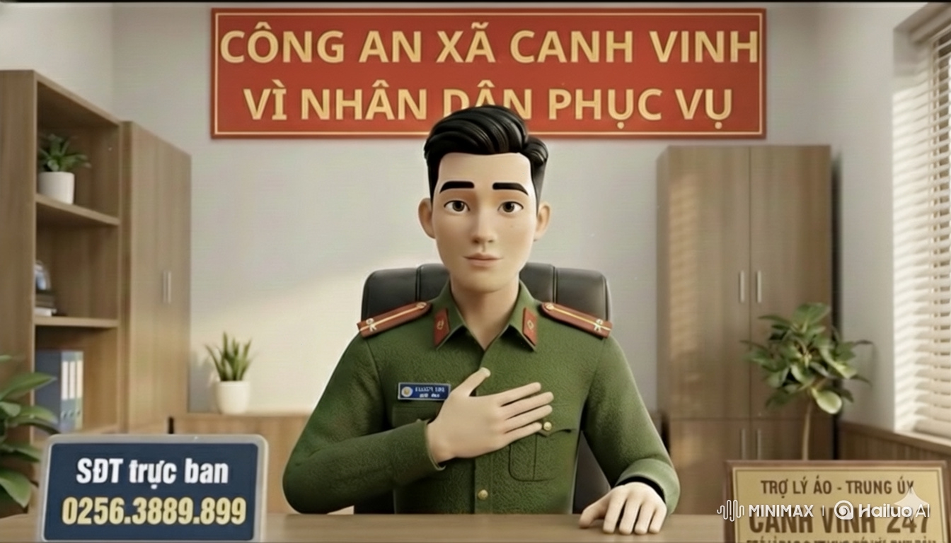 Vietnamese Police Officer's Silent Announcement