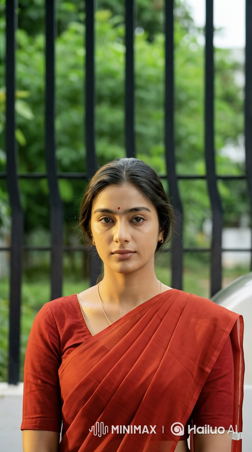 Slow Motion Portrait: Woman's Thoughtful Gaze