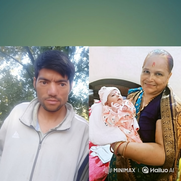 Couple's Tender Moment with Newborn Baby