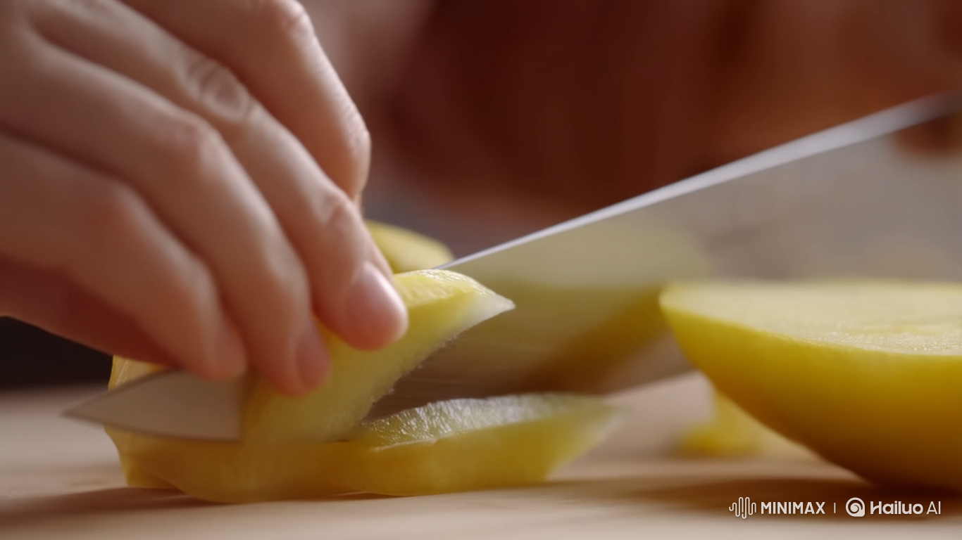 Ultra-Sharp Knife Slicing Fruit with ASMR Sounds