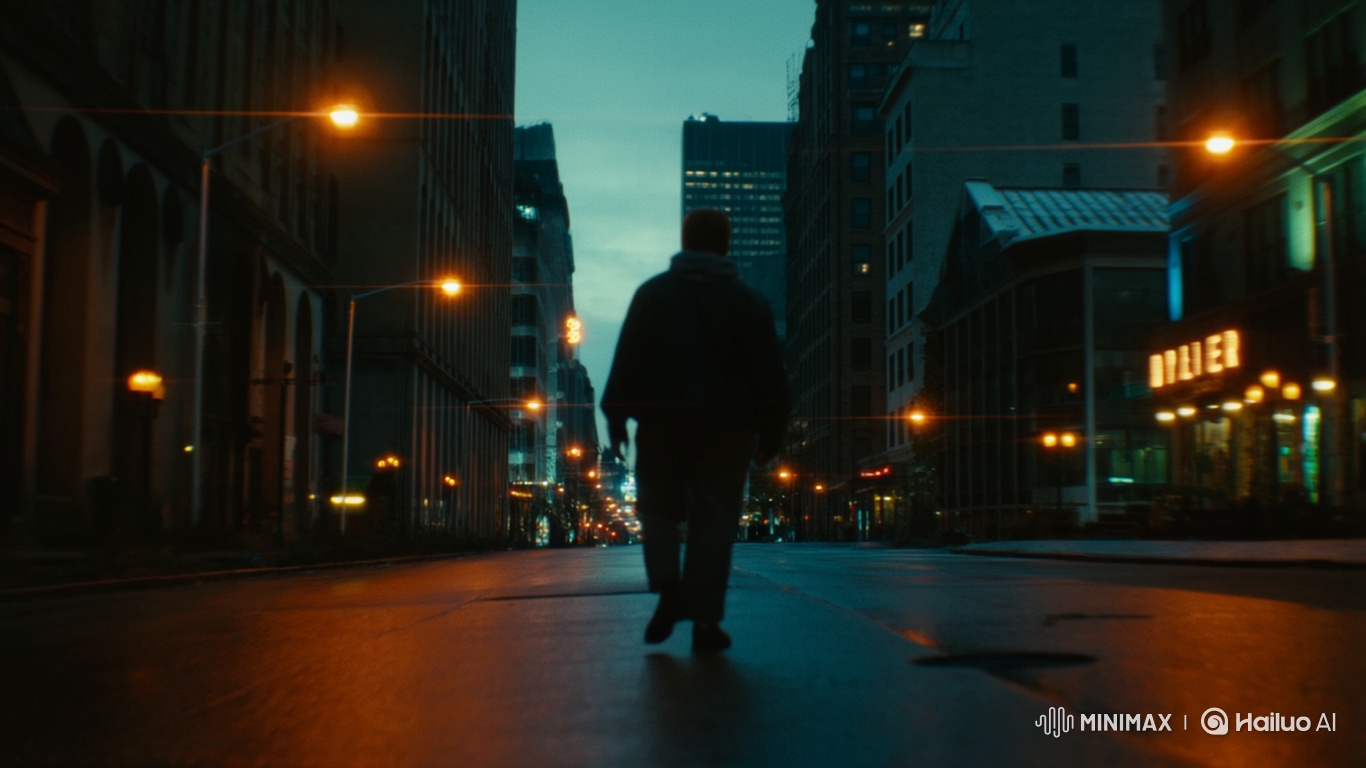 City Dusk Walk: Anamorphic Cinematic Composition