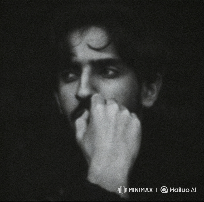 Pensive Man in Dim Light: A Cinematic Study