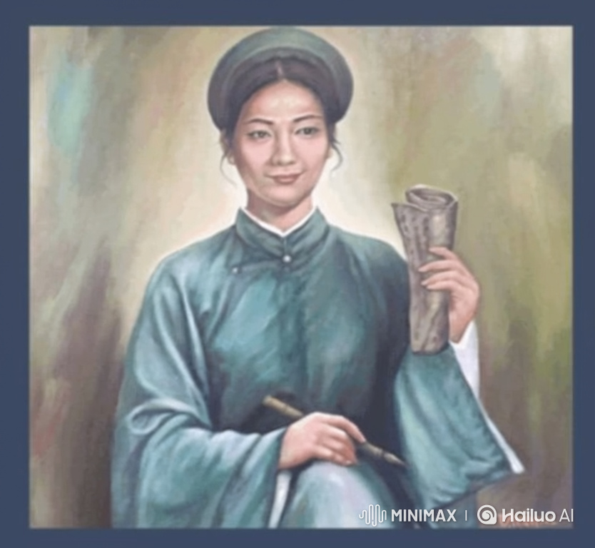 Animated Portrait of a Historical Vietnamese Woman