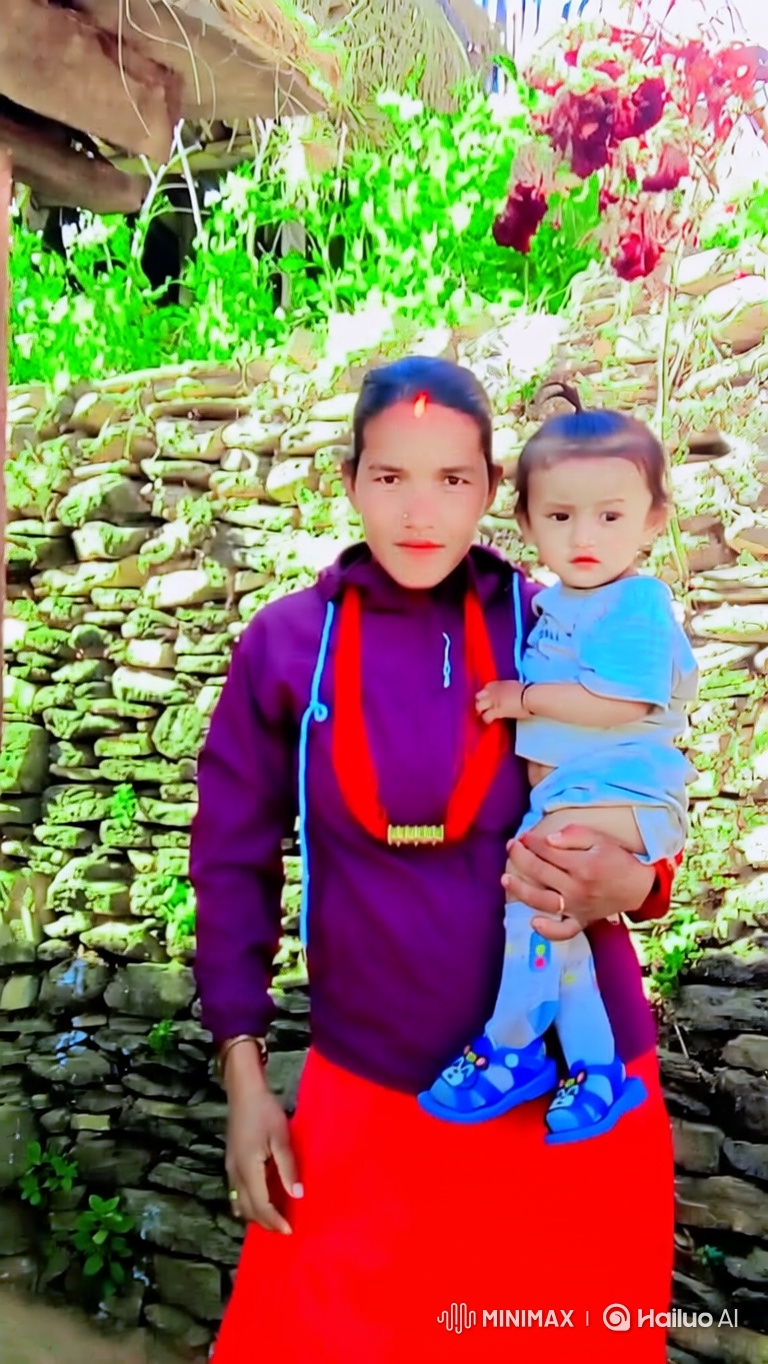 Outdoor Portrait: Woman and Child's Bond