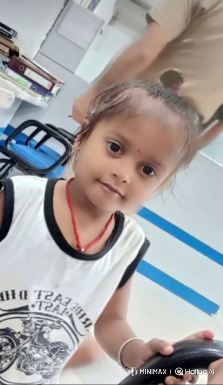 Young Girl's Gentle Gaze: A Portrait of Innocence