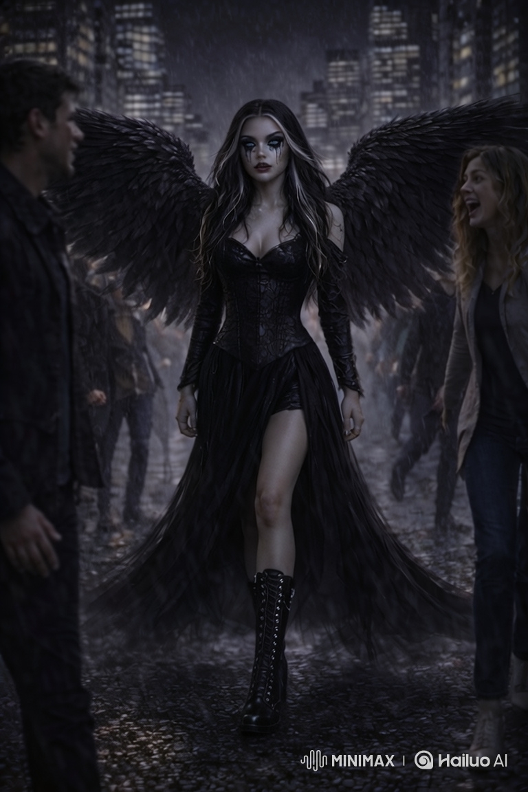 Dark Angel's Wrath: Retro Cinematic Vision