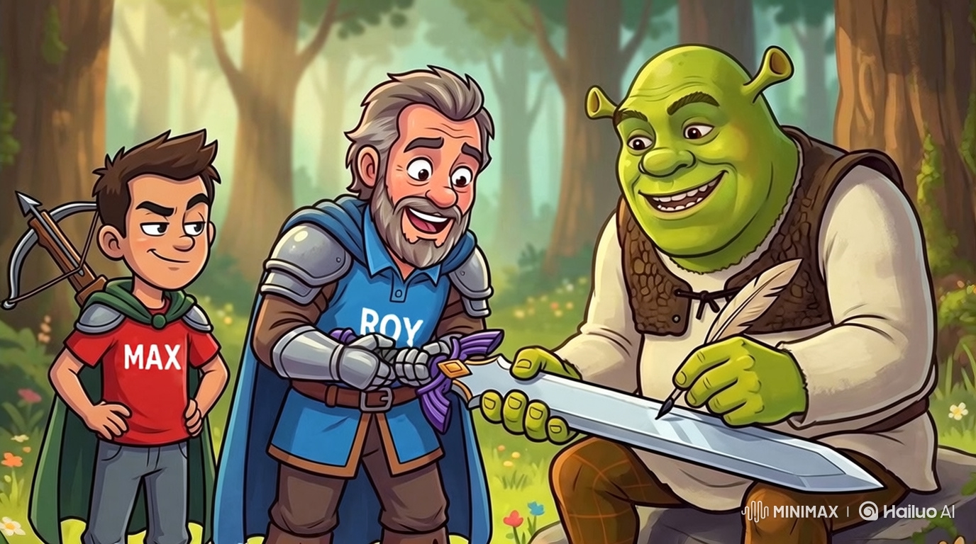 Wholesome Fantasy: Ogre Signs Knight Roy's Blade